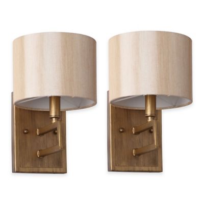 Safavieh Catena 1-Light Wall Sconce (Set of 2) - Bed Bath & Beyond